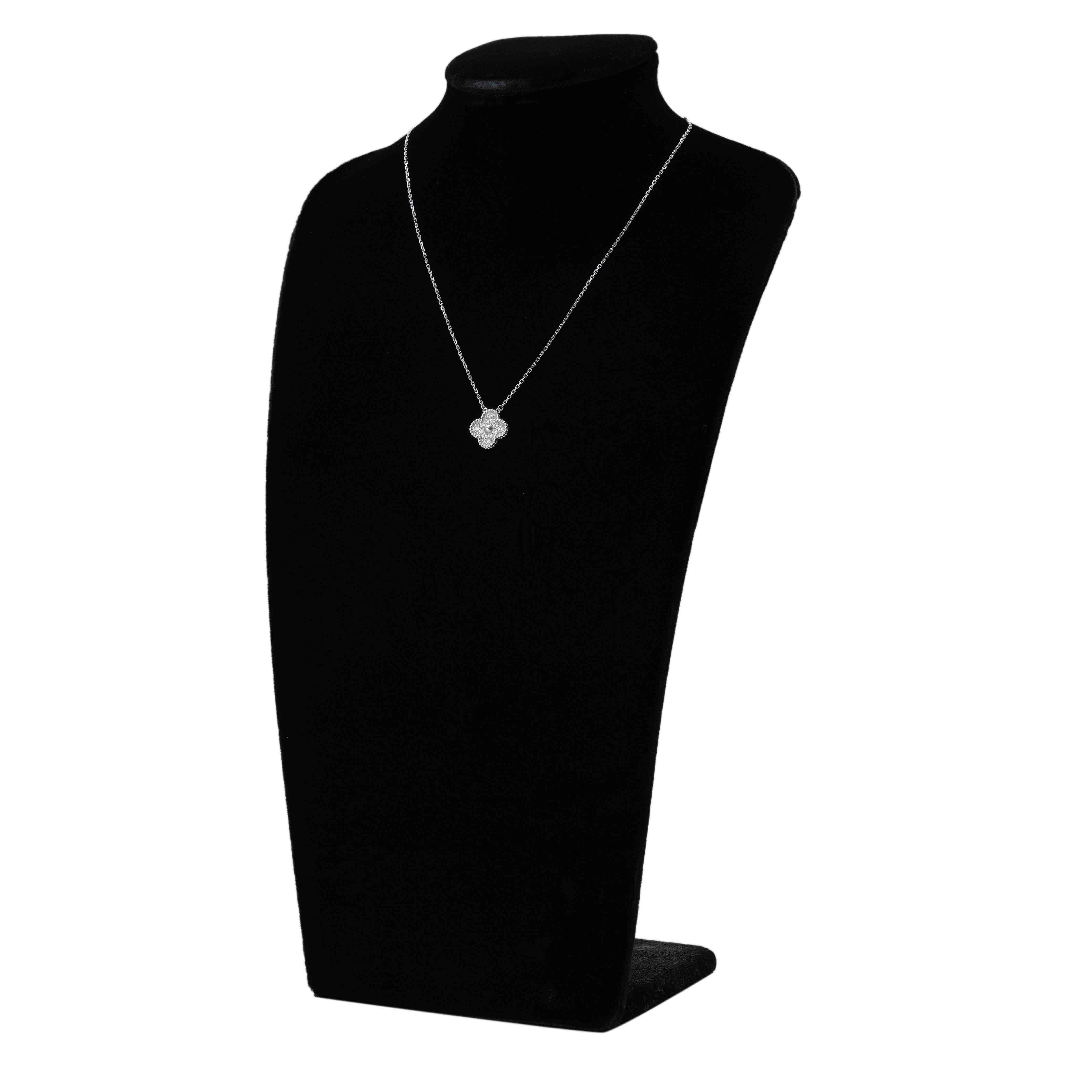 Van Cleef & Arpels(USED)반클리프앤아펠 빈티지 알함브라 다이아 네크리스